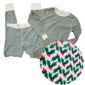 J. Crew Crewcuts 2-piece pj set. Vintage Champagne Multi. Kids size 14.